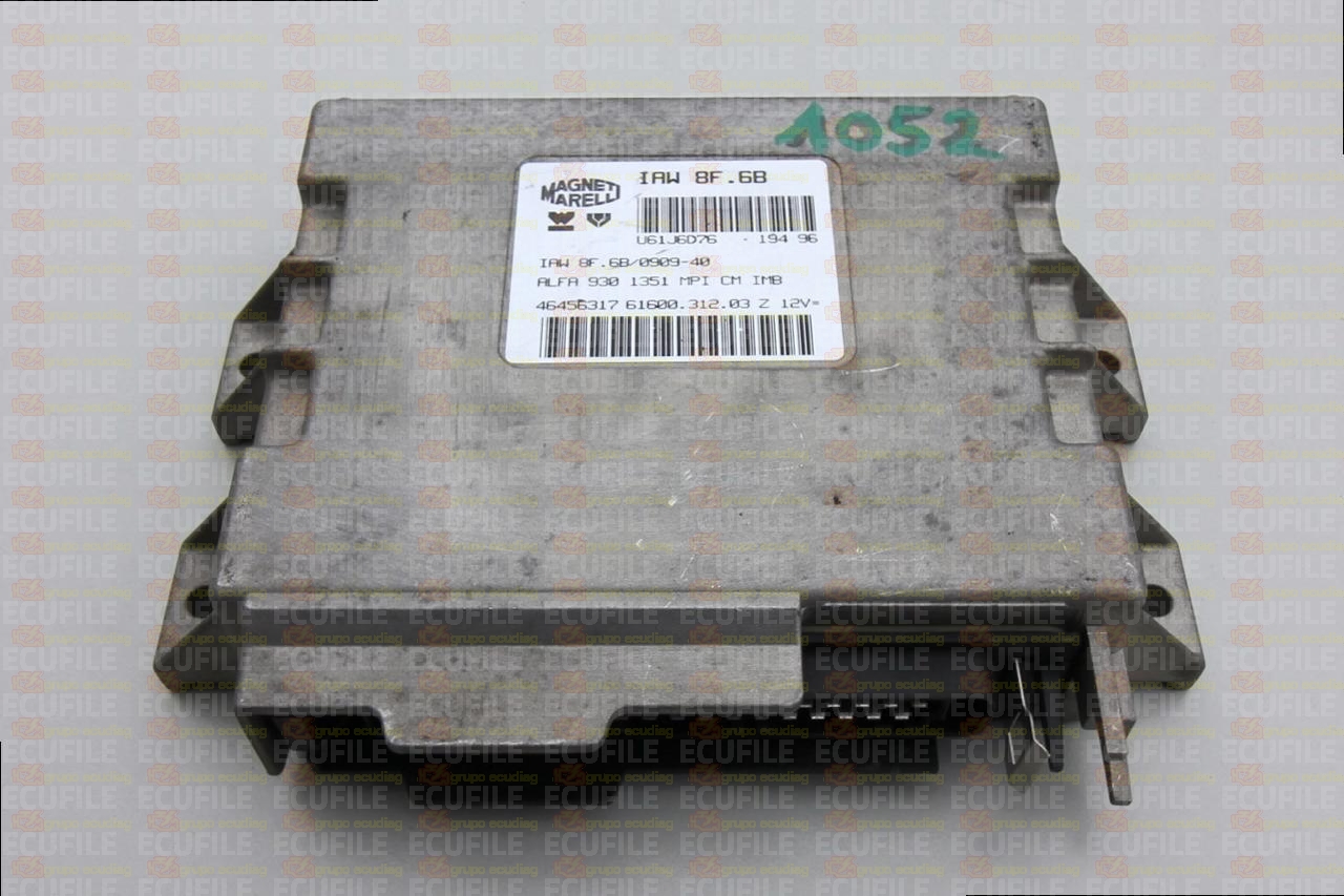 MAGNETI MARELLI IAW 8F.6B 61600.312.03 ALFA ROMEO 145 146 1.3i 46456317 EEPROM MC68HC11F1