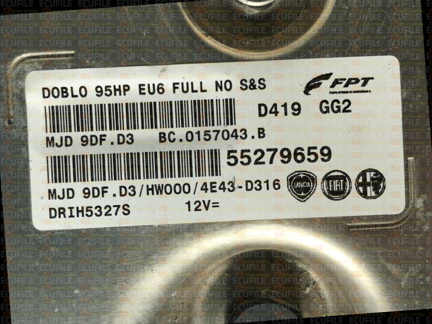 MAGNETI MARELLI MJD 9DF.D3 BC.0157043.B FIAT DOBLO II OPEL COMBO D III 1.3 JTD CDTI 95HP 55279659 HW000 4F42D324