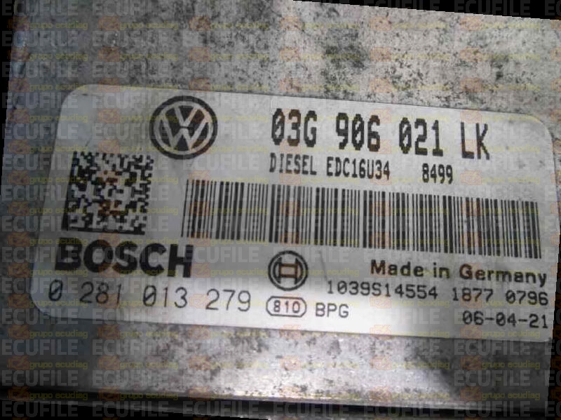 BOSCH EDC16U34-3.41 0281013279 SEAT LEON II 1.9 TDI 105HP 03G906021LK 1037379717-8499