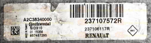 CONTINENTAL SID310 A2C38340000 RENAULT DACIA 237106117R 237107572R 