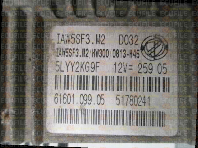 MAGNETI MARELLI IAW 5SF3.M2 FIAT GRANDE PUNTO III 1.4i 78HP 51780241 HW300 0813H45