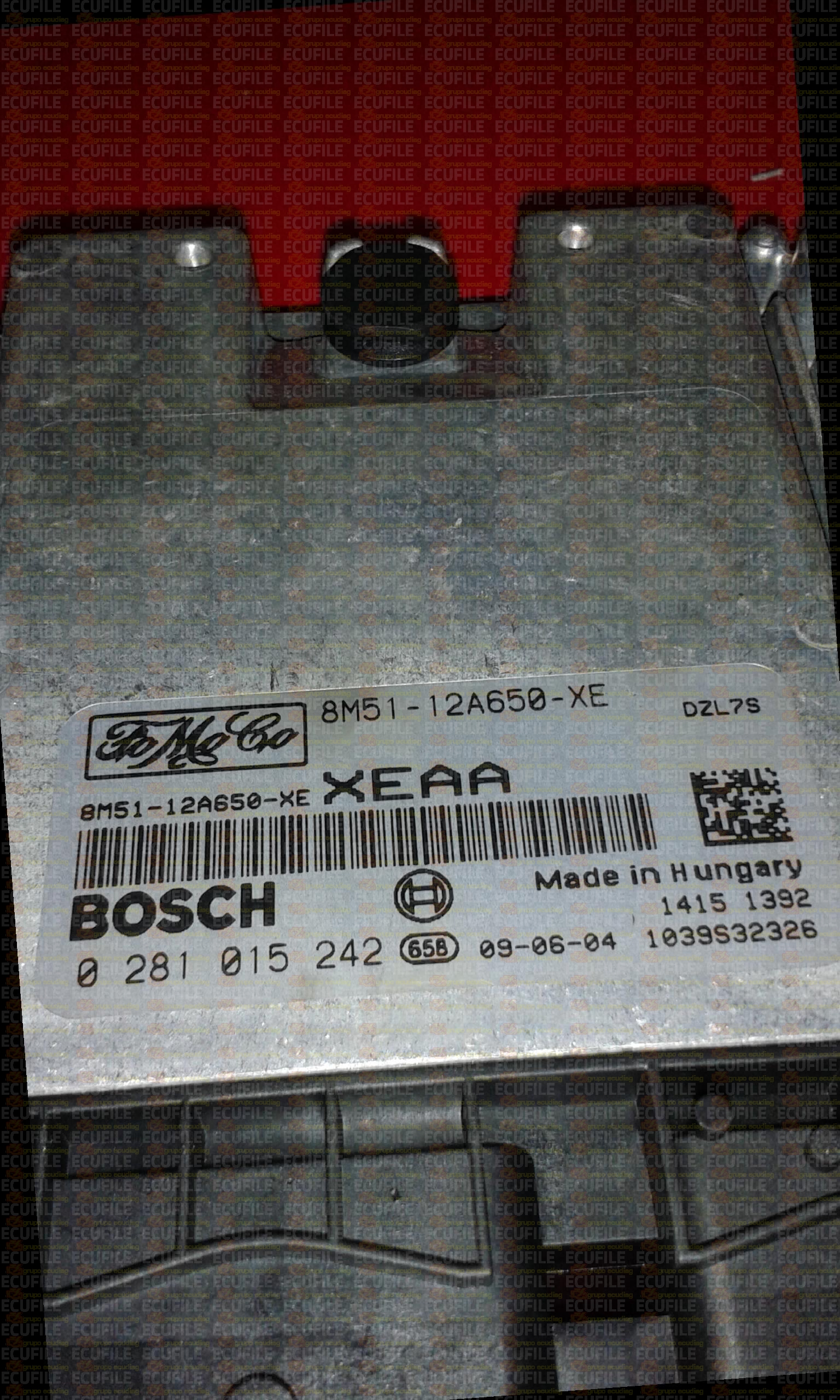 BOSCH EDC16C34-4.33 0281015242 FORD FOCUS CMAX 1.6 TDCI 110HP 8M51-12A650-XE 1037399617