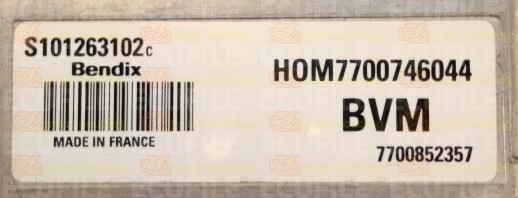 SIEMENS FENIX S101263102C RENAULT 7700852357 HOM7700746044 EEPROM MC68HC11
