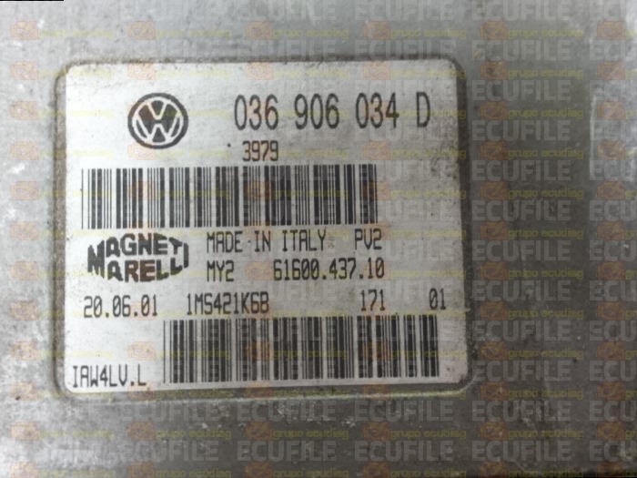 MAGNETI MARELLI IAW 4LV.L 61600.437.09 VOLKSWAGEN POLO III 1.4i 75HP 036906034D 3979