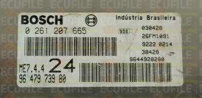 BOSCH ME7.4.4 0261207665 PSA 9647973980 EEPROM 95160