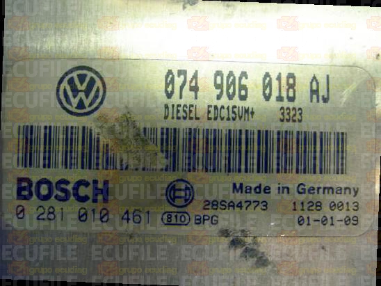 BOSCH EDC15VM+2.V1 0281010461 VOLKSWAGEN TRANSPORTER T4 2.5 TDI 150HP 074906018AJ 1037360079