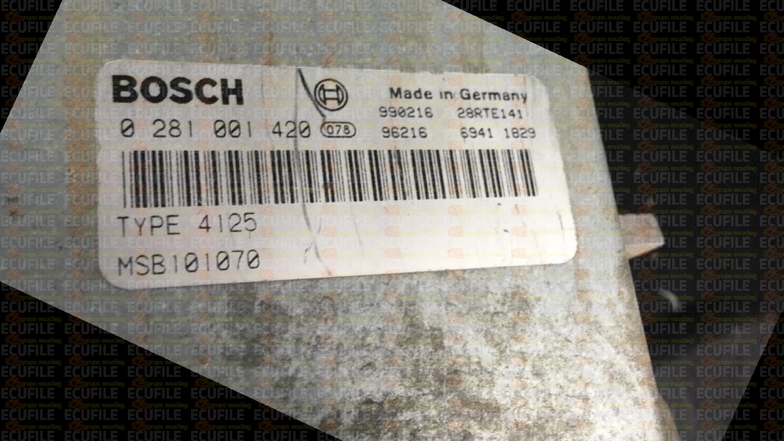 BOSCH EDC1.3.1 MSA11-10.24 0281001420 LAND ROVER FREELANDER 2.0 TD MSB101070