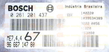 BOSCH ME7.4.4 0261201437 PSA 9666714780 EEPROM 95160