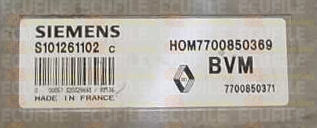 SIEMENS FENIX S101261102C RENAULT 7700850371 HOM7700850369 EEPROM MC68HC11