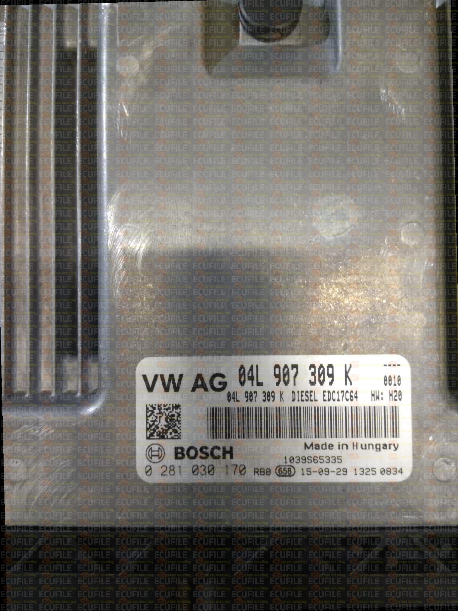 BOSCH EDC17C64-2.22 0281030170 VOLKSWAGEN TIGUAN I 2.0 TDI 184HP 04L907309K 04L906016DS 10SW003835-1814