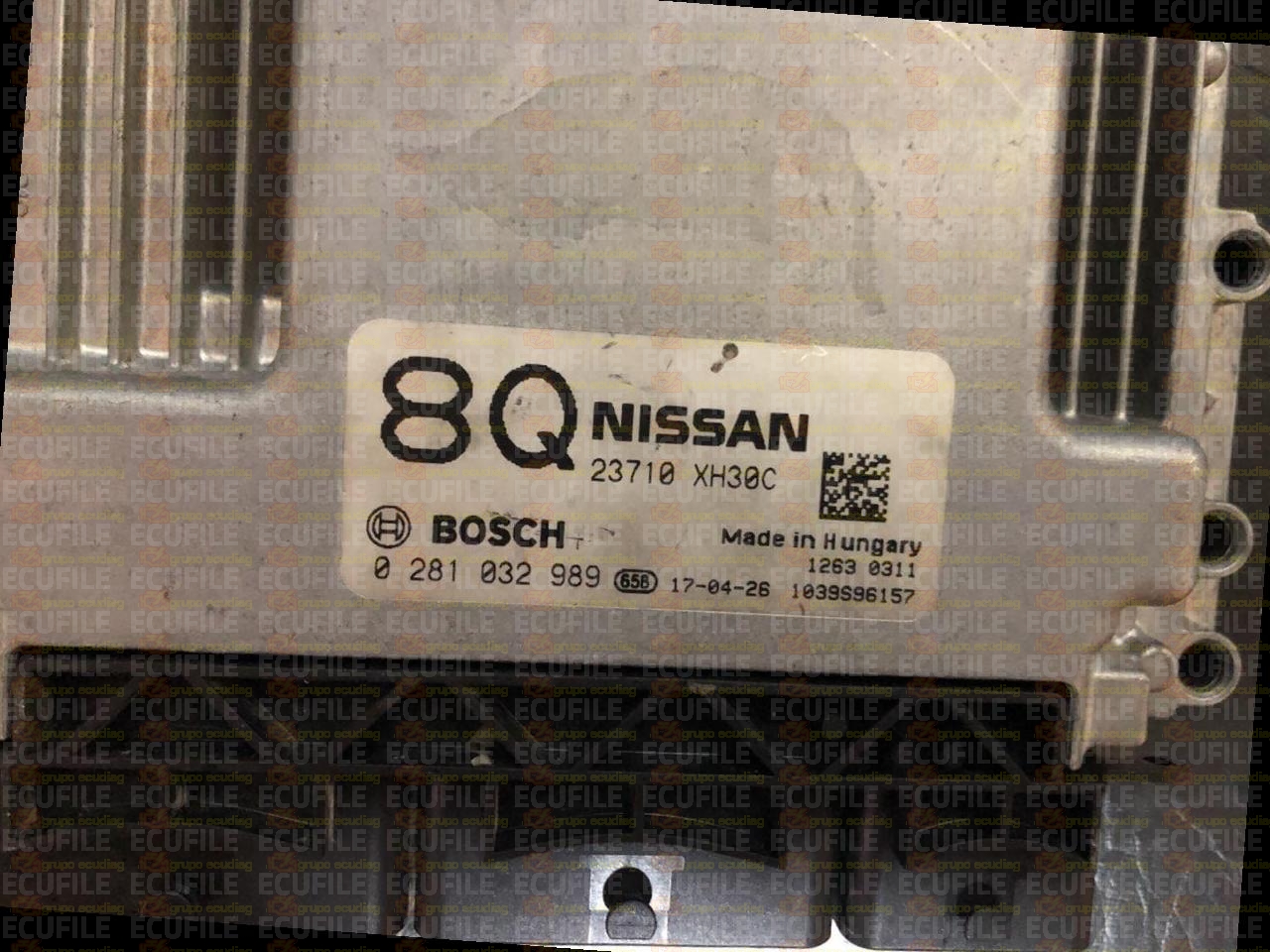BOSCH EDC17C84-3.2 0281032989 NISSAN NOTE II 1.5 DCI 90HP 23710XH30C 10SW005460