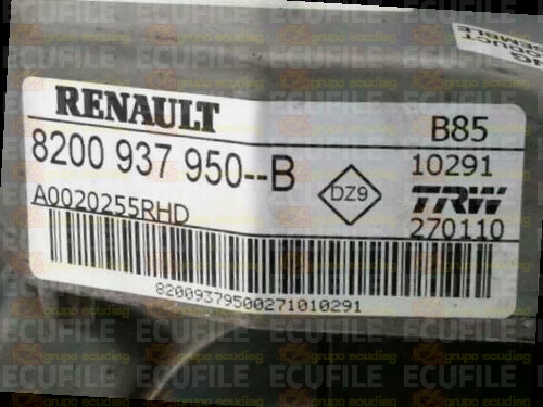 PAS TRW A0020255RHD RENAULT CLIO MODUS 8200937950--B 8200937950B 8200937950-B