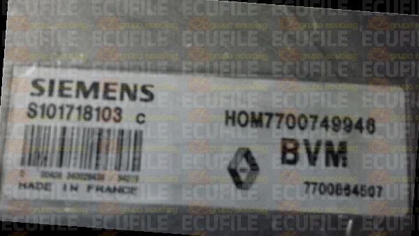 SIEMENS FENIX S101718103C RENAULT 7700864507 HOM7700749946 EEPROM MC68HC11