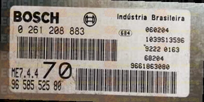 BOSCH ME7.4.4 0261208883 PSA 9658552580 EEPROM 95160