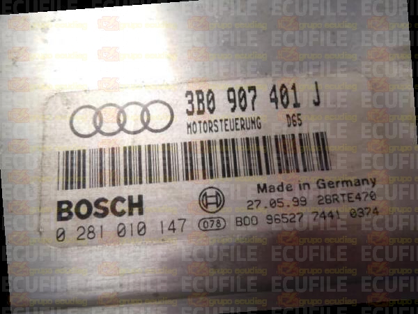 BOSCH EDC15M 0281010147 VOLKSWAGEN PASSAT 2.5 TDI 150HP 3B0907401J
