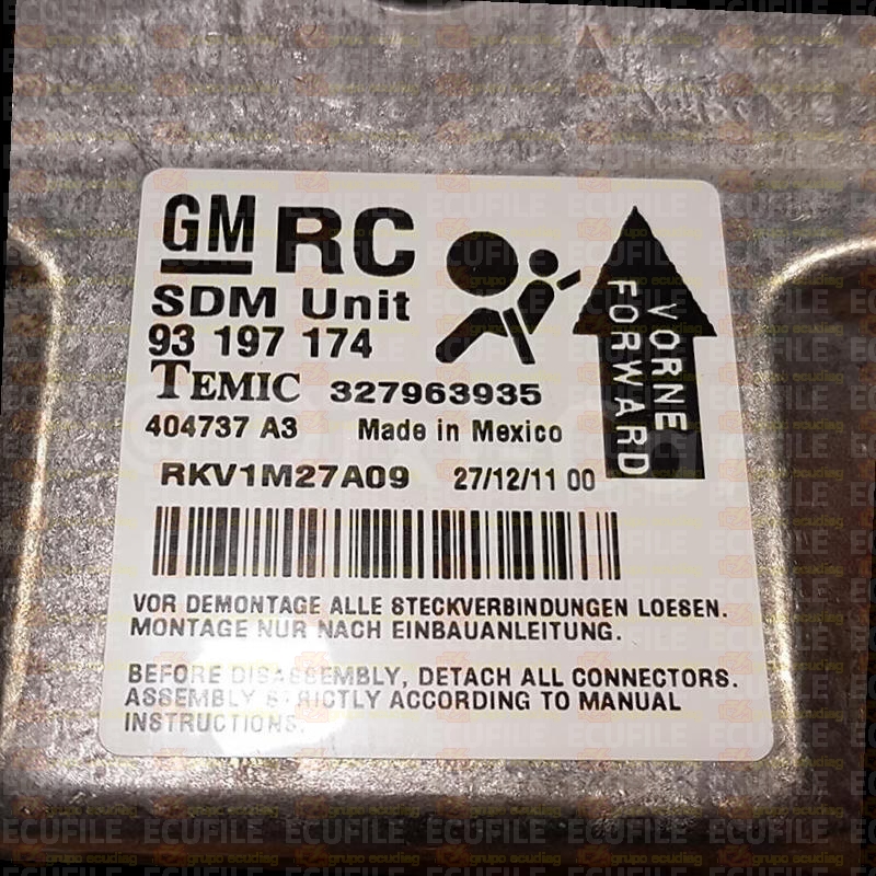 TEMIC 327963935 404737A3 OPEL ASTRA H 93197174 RC