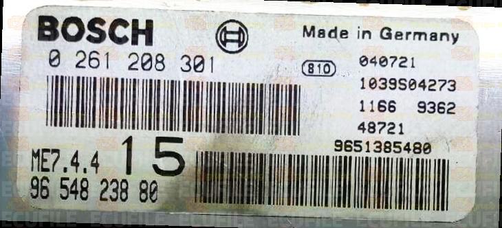 BOSCH ME7.4.4 0261208301 PSA 9654823880 EEPROM 95160