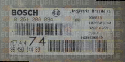 BOSCH ME7.4.4 0261208094 PSA 9649314480 EEPROM 95160