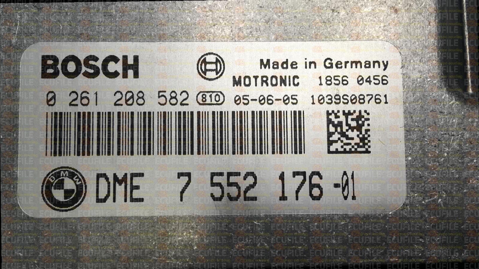 BOSCH MEV9.2 0261208582 BMW E90 320i 2.0i 150HP 7552176 1037374622