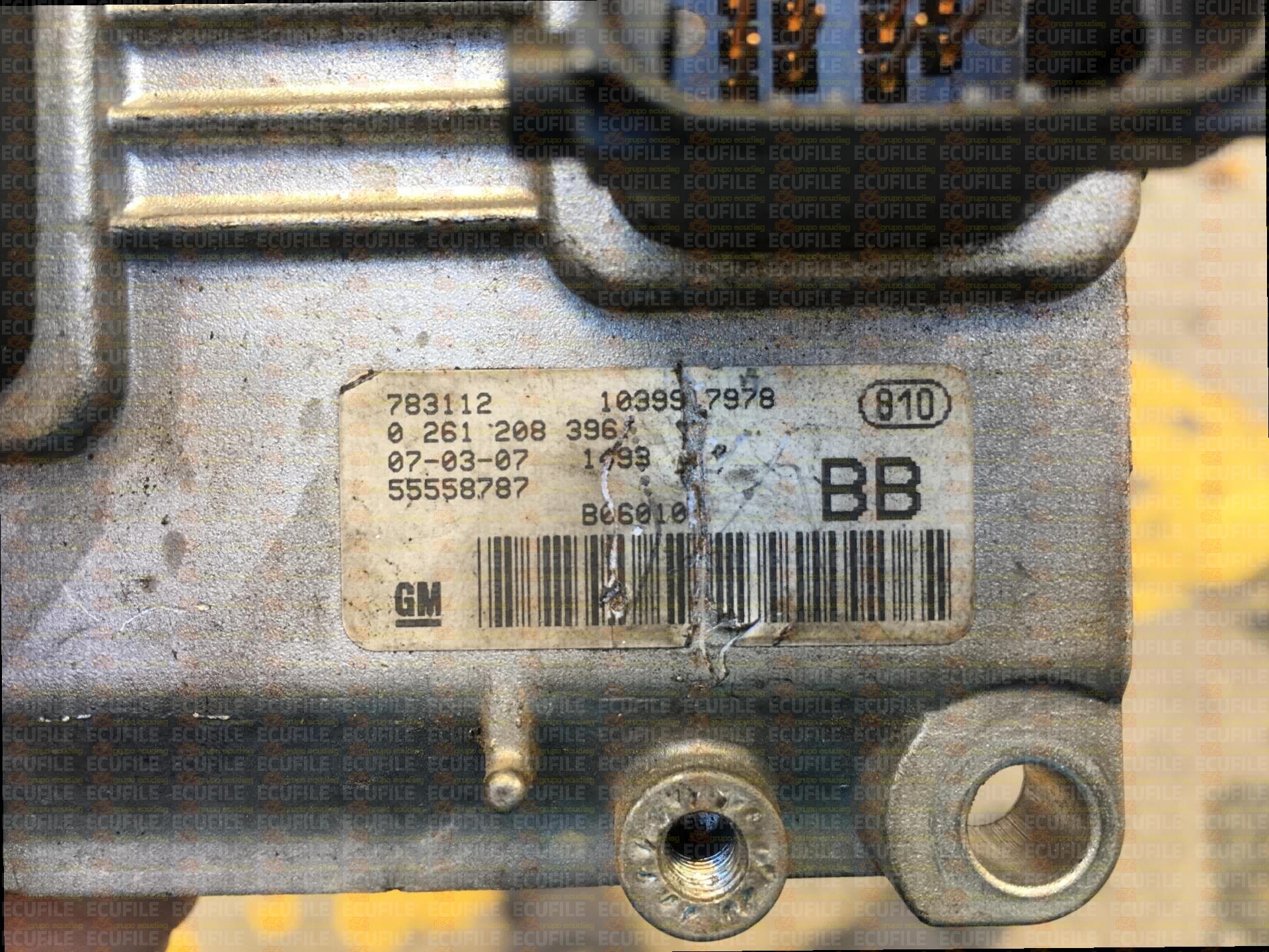 BOSCH ME7.6.2 0261208396 OPEL ASTRA III H 1.4i 90HP 55558787 BB 1037382910