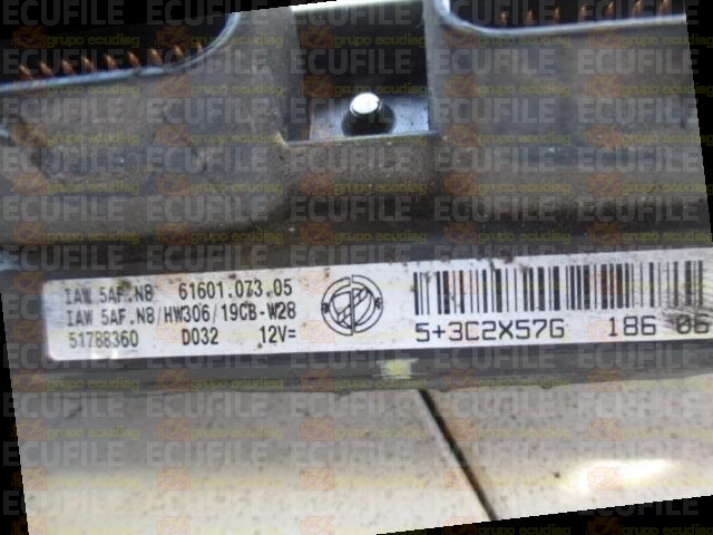 MAGNETI MARELLI IAW 5AF.N8 61601.073.05 FIAT 51788360 HW306 EEPROM 95160