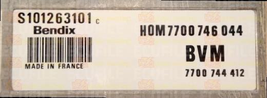SIEMENS FENIX S101263101C RENAULT 7700744412 HOM7700746044 EEPROM MC68HC11