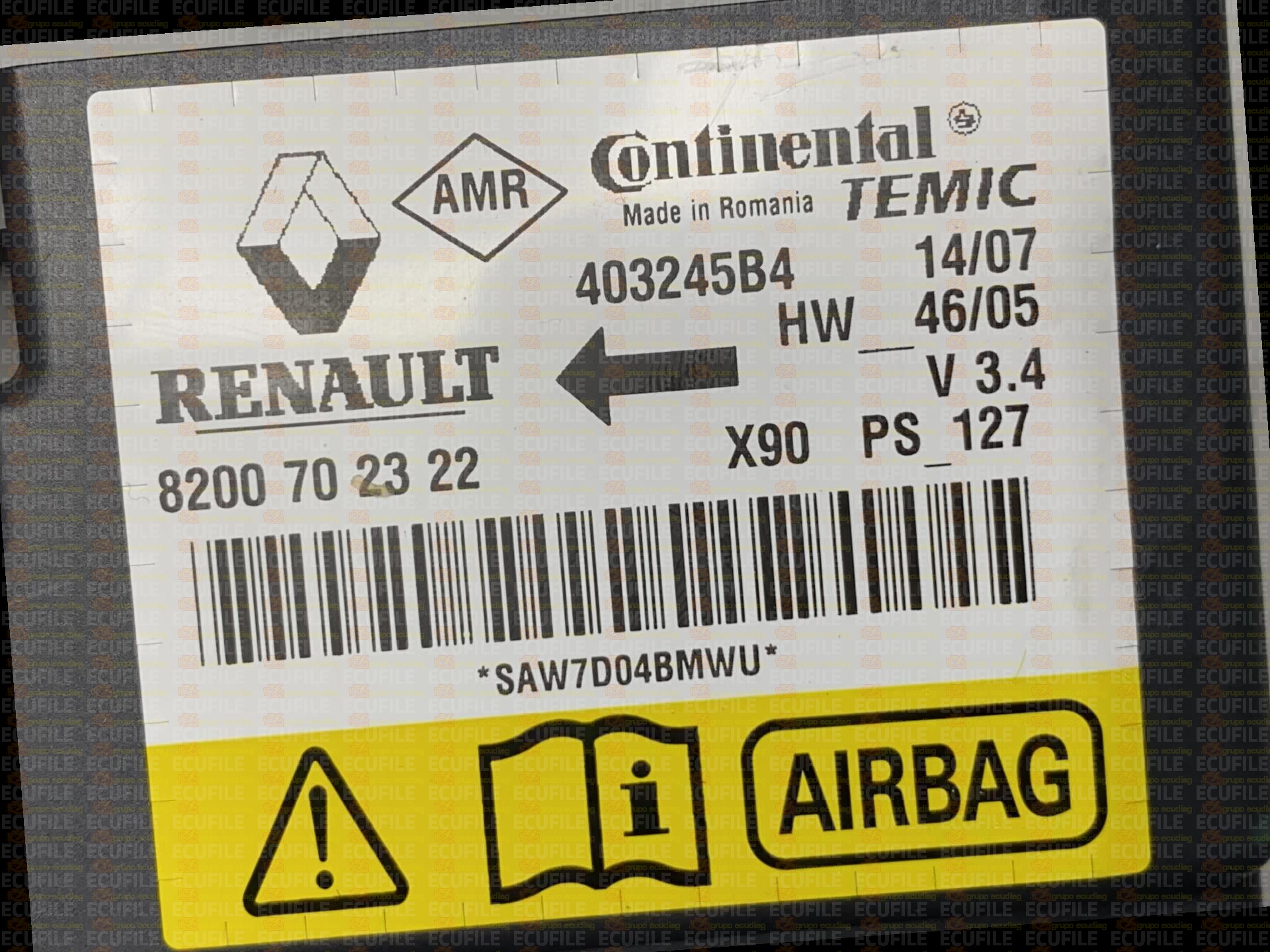 CONTINENTAL TEMIC 403245B4 DACIA LOGAN 8200702322