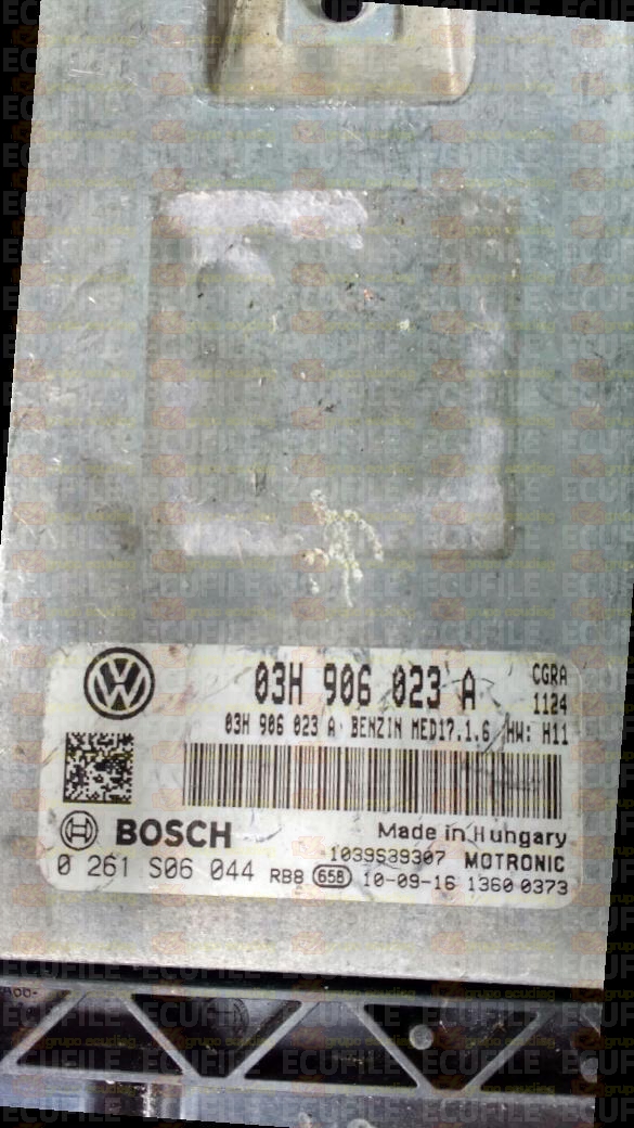BOSCH MED17.1.6HY 0261S06044 PORSCHE CAYENNE 3.6i V6 24V 300HP 03H906023A 1037514549