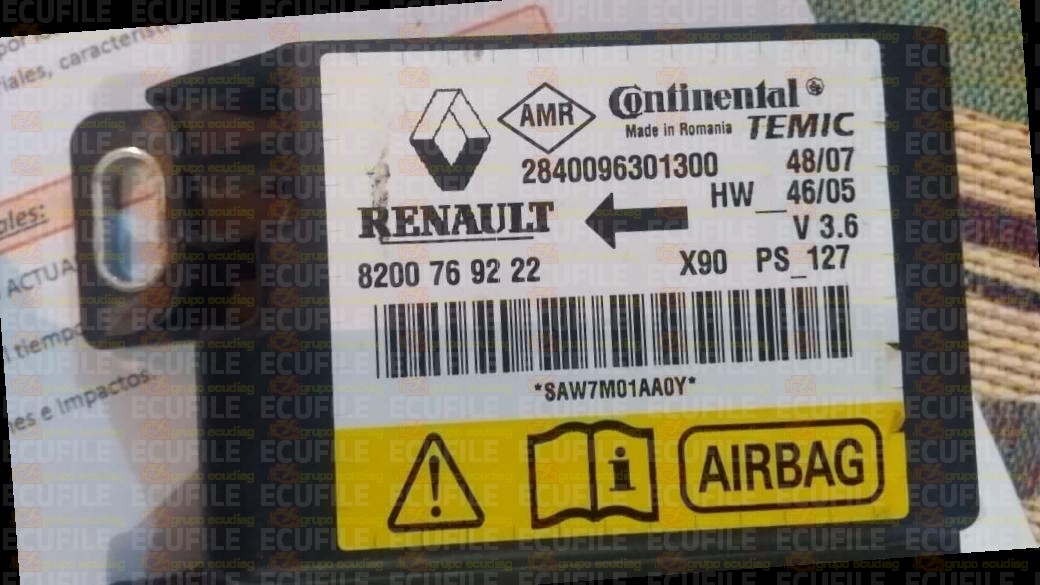 CONTINENTAL TEMIC 2840096301300 RENAULT CLIO III X90 8200769222