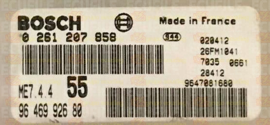 BOSCH ME7.4.4 0261207858 PSA 9646992680 EEPROM 95160
