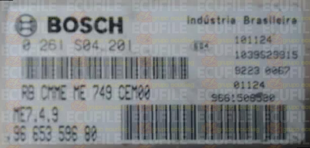 BOSCH ME7.4.9 0261S04201 PSA 9665359680 EEPROM 95320
