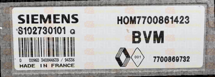SIEMENS FENIX S102730101Q RENAULT 7700869732 HOM7700861423 EEPROM MC68HC11