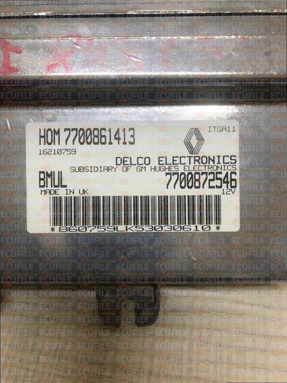DELCO 16210759 RENAULT CLIO I 1.4i 75HP HOM7700861413 7700872546 BMUL