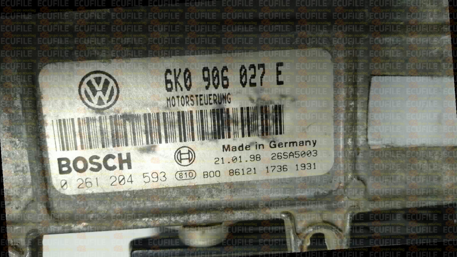 BOSCH MP9.0 0261204593 SEAT CORDOBA I IBIZA II 1.4i 60HP 6K0906027E 1037357494-S023