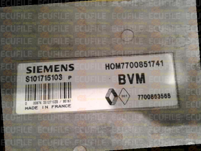 SIEMENS FENIX S101715103P RENAULT 7700863568 HOM7700851741 EEPROM MC68HC11