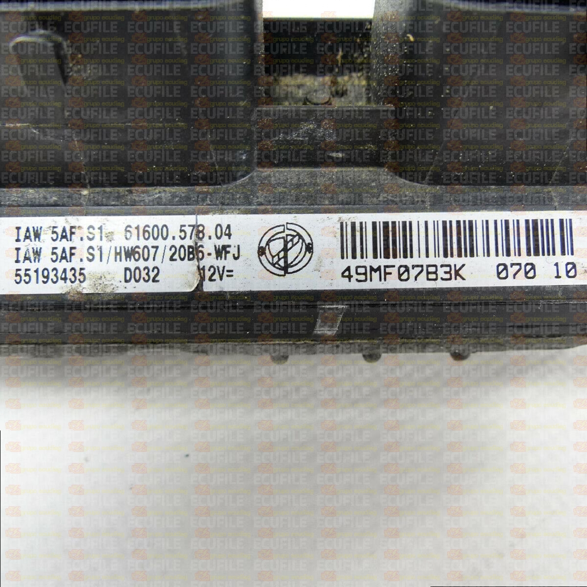 MAGNETI MARELLI IAW 5AF.S1 61600.578.04 FIAT 55193435 HW607 EEPROM 95160