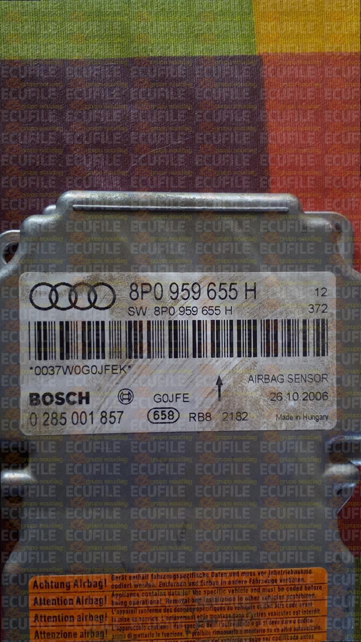 BOSCH 0285001857 AUDI A3 8P0959655H