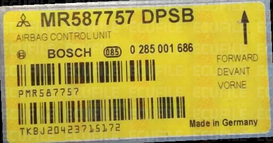 BOSCH 0285001686 MITSUBISHI COLT MR587757 DPSB