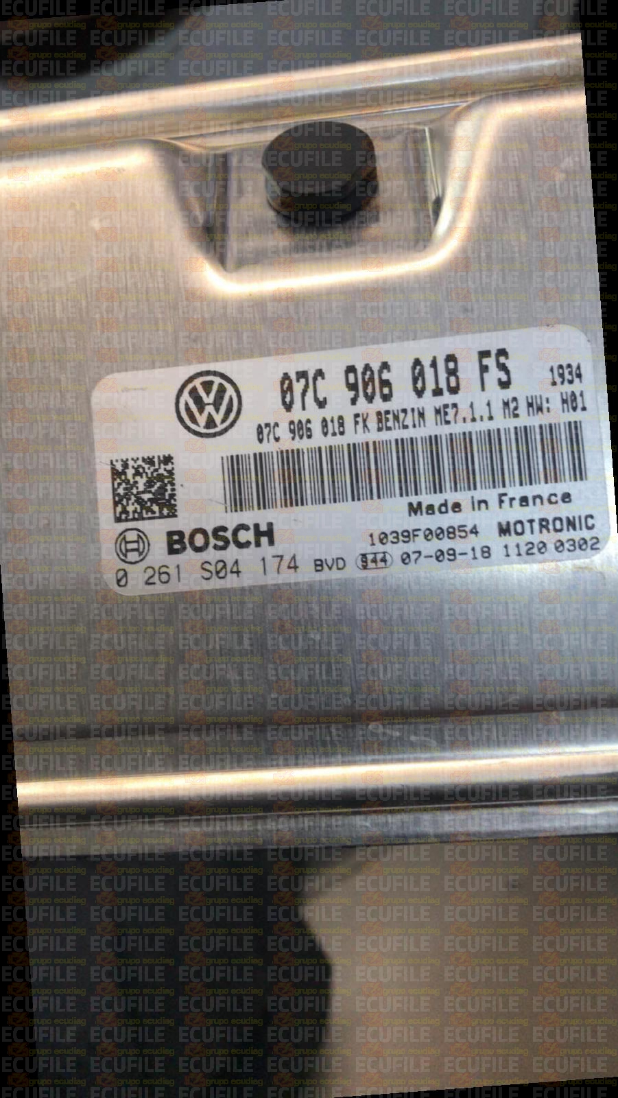 BOSCH ME7.1.1 0261S04174 BENTLEY CONTINENTAL 6.0 V12 BITURBO 567HP 07C906018FS 1037364865