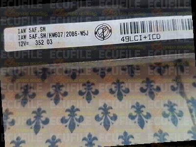 MAGNETI MARELLI IAW 5AF.SM 61601.070.02 FIAT 55192634 HW607 EEPROM 95160