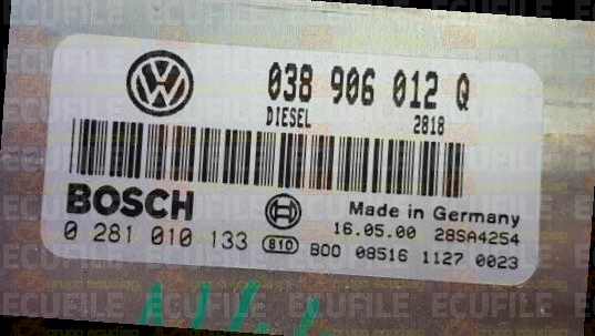 BOSCH EDC15VM+2.V1 0281010133 VOLKSWAGEN NEW BEETLE 1.9 TDI 90HP 038906012Q 1037352571