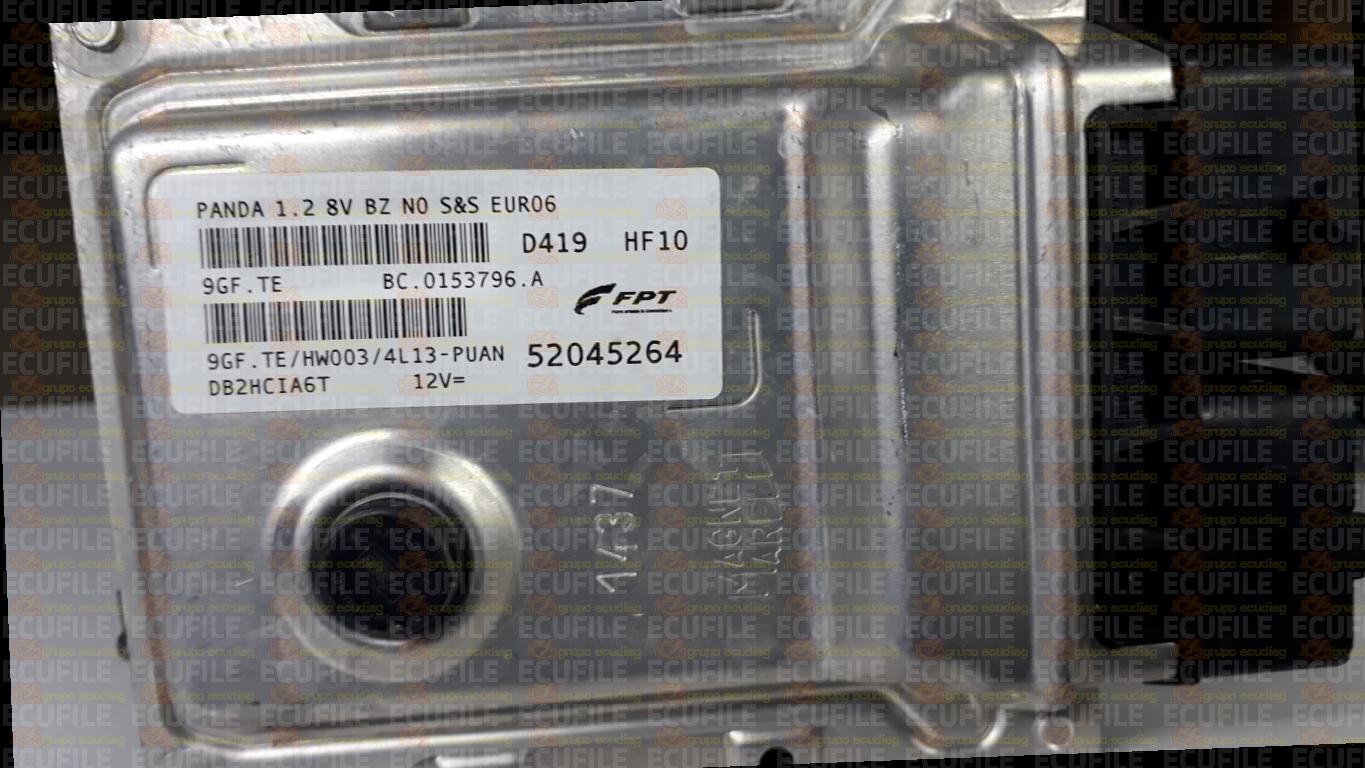 MAGNETI MARELLI 9GF.TE BC.0153796.A FIAT PANDA 1.2 52045264 HW003 EEPROM 95640