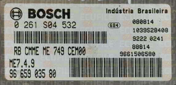 BOSCH ME7.4.9 0261S04532 PSA 9665903580 EEPROM 95320