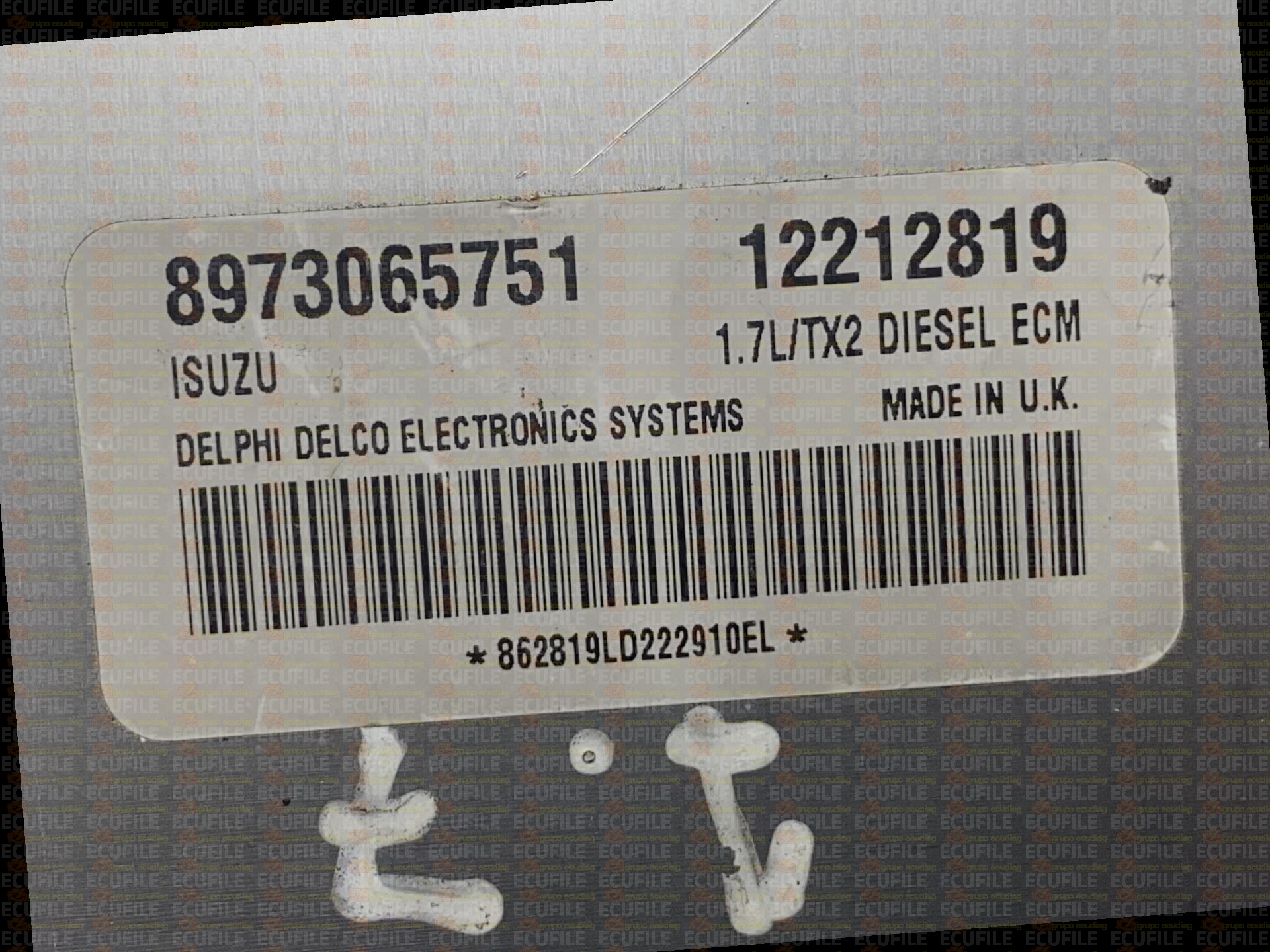 DELPHI DELCO 1.7L-TX2 8973065751 OPEL VAUXHALL ASTRA II G 1.7 CDTI 75HP 12212819 DMRW