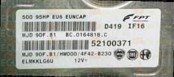 MAGNETI MARELLI MJD 9DF.B1 BC.0164818.C FIAT 500 II 1.3 JTD 95HP 52100371 HW000 EEPROM 95128