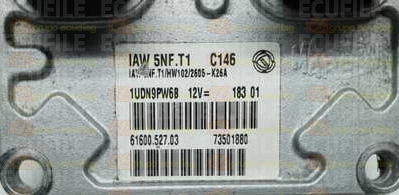 MAGNETI MARELLI IAW 5NF.T1 61600.527.03 FIAT STILO 1.6i 7301880 HW102 EEPROM 95160