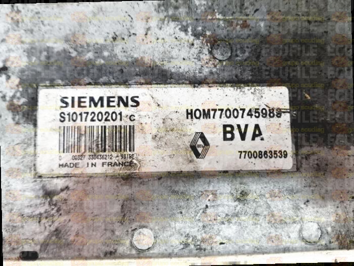 SIEMENS FENIX S101720201C RENAULT 7700863539 HOM7700745989 EEPROM MC68HC11
