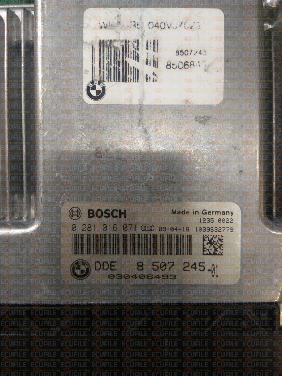 BOSCH EDC17CP02-3.14 0281016071 BMW E82 123D 2.0D 204HP 8507245 13618507245 1037509479 - 8512984