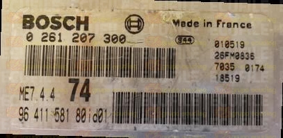 BOSCH ME7.4.4 0261207300 PSA 9641158180 EEPROM 95160