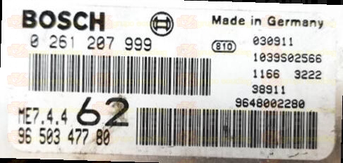 BOSCH ME7.4.4 0261207999 PSA 9650347780 EEPROM 95160